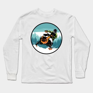 Snowmobile Adventure Long Sleeve T-Shirt